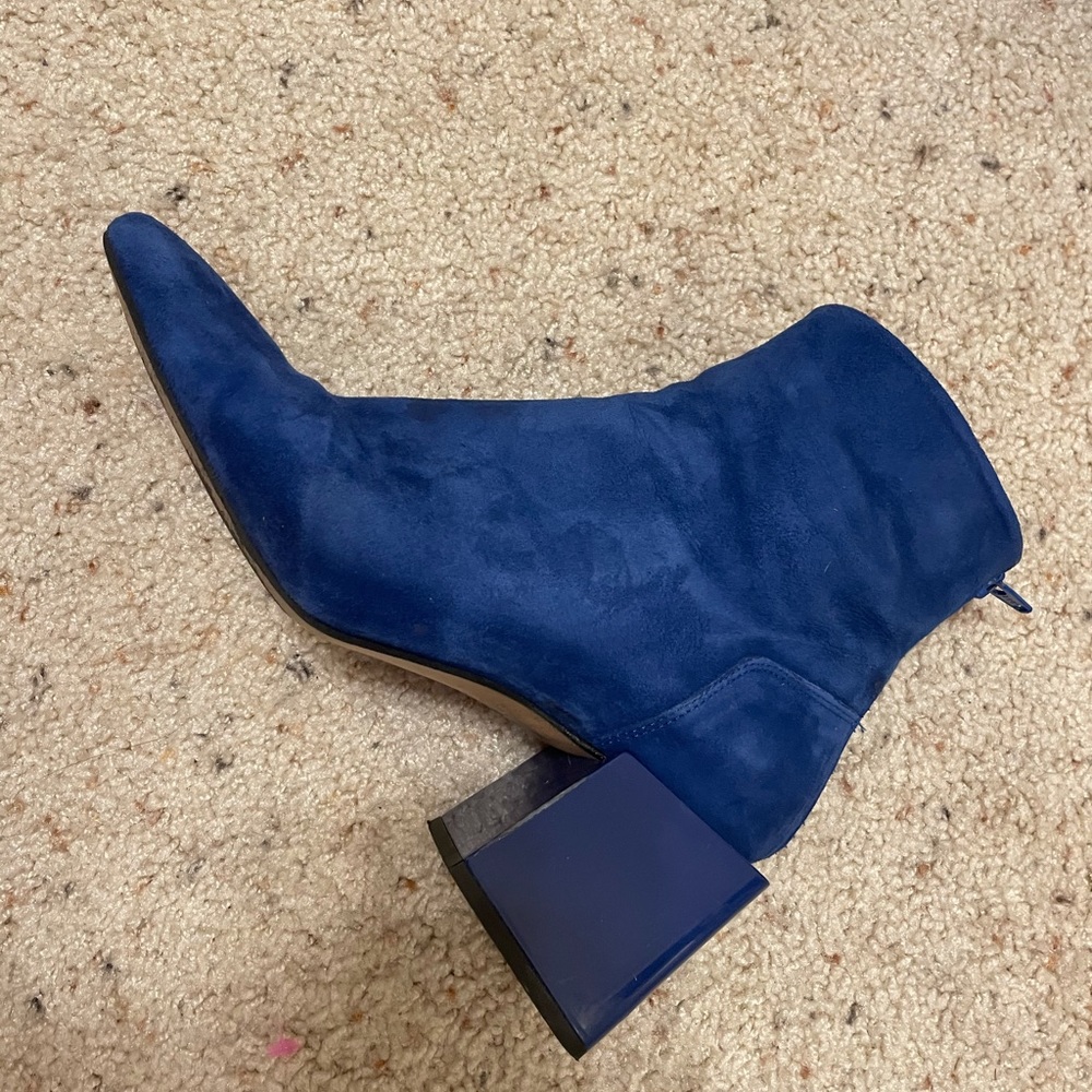ASOS Block heeled suede boots